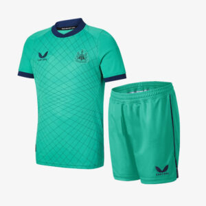 Newcastle United 2021/22 Terceira camisola e calções de guarda-redes para crianças