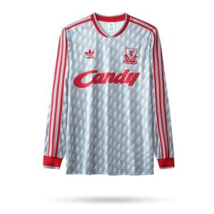 قميص ليفربول 1989/91 ذهاباً وإياباً بأكمام طويلة ريترو