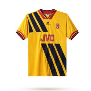 Camiseta retro visitante del Arsenal 1993/94