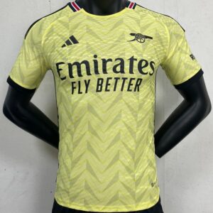 Maglia Arsenal 2023/24 Versione Giocatore per l'allenamento pre-partita Giallo