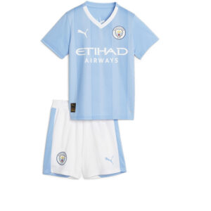 Manchester City 2023/24 Home Adult Trikot und Shorts Kit