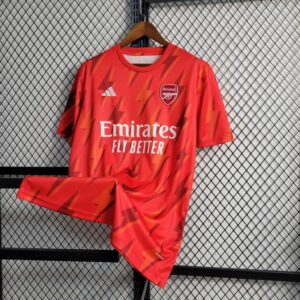 Maillot d'entraînement d'avant-match d'Arsenal 2022/23