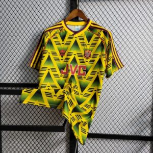 Camiseta retro visitante del Arsenal 1991/93
