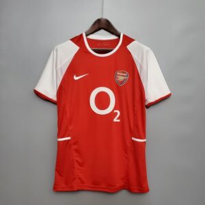 Camiseta retro de local del Arsenal 2002/04