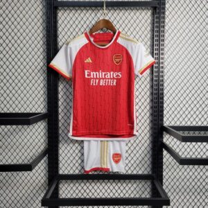Maglia e pantaloncini Arsenal 2023/24 Home Kids Kit