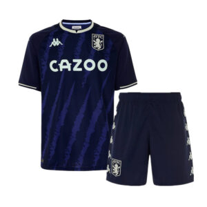 Aston Villa 2021/22 Tercera Camiseta y Pantalón Niños Kit