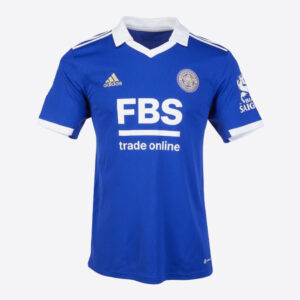 Camisola doméstica do Leicester City 2022/23