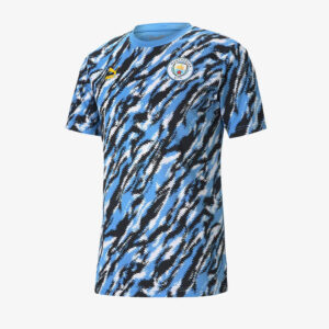 Camisola 'icónica' pré-jogo do Manchester City 2020/21