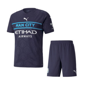 Manchester City 2021/22 Dritte Erwachsene Trikot und Shorts Kit