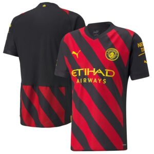 Camiseta Manchester City 2022/23 Versión Jugador Visitante