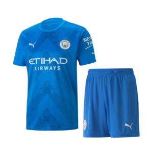 Maglia e pantaloncini del portiere del Manchester City 2022/23 per bambini