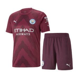 Manchester City 2022/23 Torwart Trikot und Shorts für Erwachsene