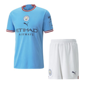 Manchester City 2022/23 Home Adult Trikot und Shorts Kit