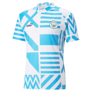 Camiseta de entrenamiento previa al partido del Manchester City 2022/23