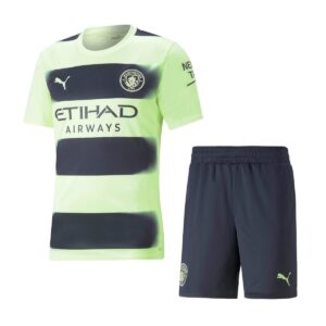 Manchester City 2022/23 Dritte Erwachsene Trikot und Shorts Kit