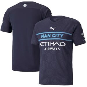 Manchester City Puma 2021/22 Terza Maglia Replica - Navy