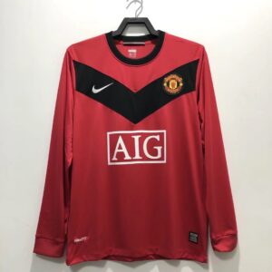 Maglia retrò Manchester United 2009/2010 Home maniche lunghe