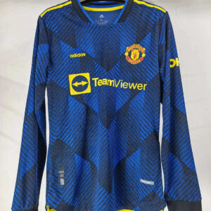 Maglia Manchester United 2021/22 Terzo Autentico Versione Giocatore a Maniche Lunghe