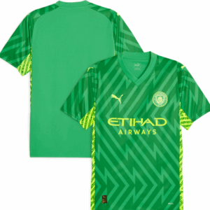 Manchester City 2023/24 Torwart Trikot und Shorts für Erwachsene