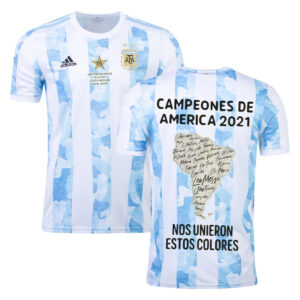 Argentine 2021 Home Jersey - Campeones De America 2021