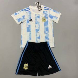 Kit maglia e pantaloncini Argentina 2021 Home Kids