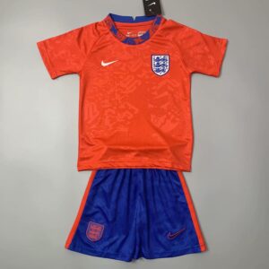 Angleterre 2021 Pre-Match Kids Jersey and Shorts Kit