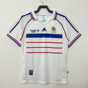Camisola retrógrada da França para o Campeonato do Mundo de 1998