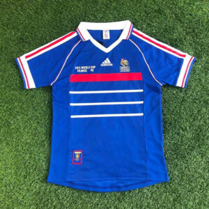 Camisola retrógrada da França para o Campeonato do Mundo de 1998