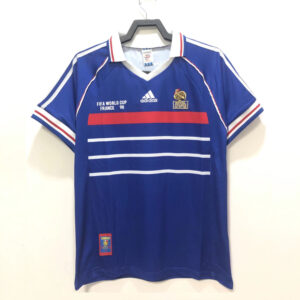 Camisola retrógrada da França para o Campeonato do Mundo de 1998