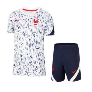 Frankreich 2021 Strike Kinder Trikot und Shorts Kit
