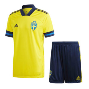 Suède 2021 Home Adult Jersey and Shorts Kit