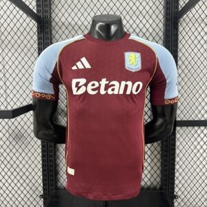 Aston Villa 2025/26 Home Player Version Jersey