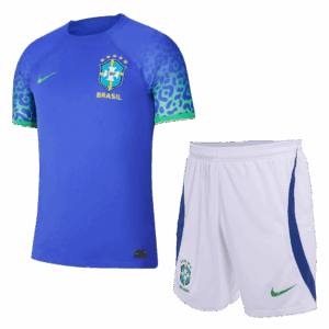 Brésil 2022 Coupe du Monde Away Adult Jersey and Shorts Kit