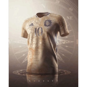 Argentine 2021 Jersey Messi #10 Commémoratif
