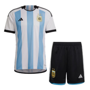 Argentine 2022 World Cup Home Adult Jersey and Shorts Kit