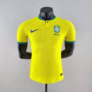 Maglia Brasile 2022 Coppa del Mondo versione Home Player