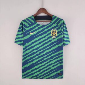Maillot d'avant-match de la Coupe du monde 2022 du Brésil