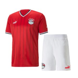 Kit de camisola e calções para criança Egito 2022/23 Home