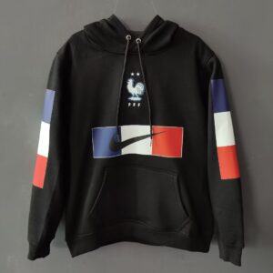 Felpa con cappuccio Francia 2022 Nero
