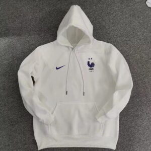 Felpa con cappuccio Francia 2022 Bianco