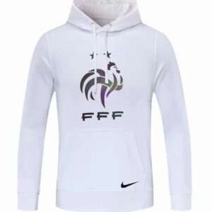 Felpa con cappuccio Francia 2022 Bianco