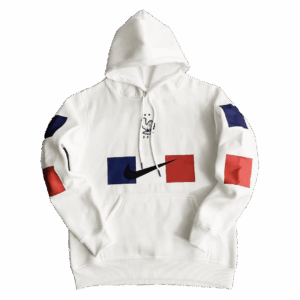 Felpa con cappuccio Francia 2022 Bianco