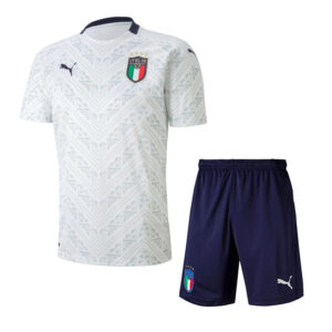 Kit de camiseta y pantalón cortos de Italia 2021 Away para adulto