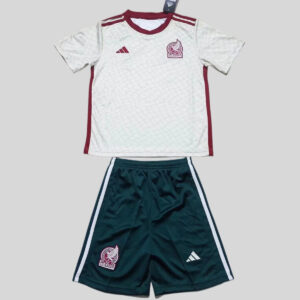 Maglia e pantaloncini Mexico 2022 Away Kids Kit