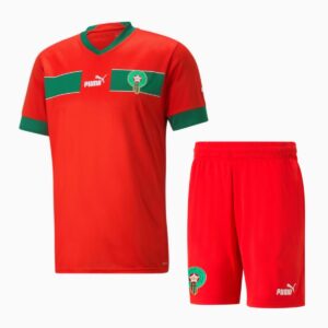 Maglia e pantaloncini Marocco 2022/23 Home Adulto Kit