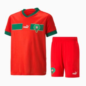 Maglia e pantaloncini Marocco 2022/23 Home Kids Kit