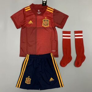 España 2020 Home Kids Jersey And Shorts Kit