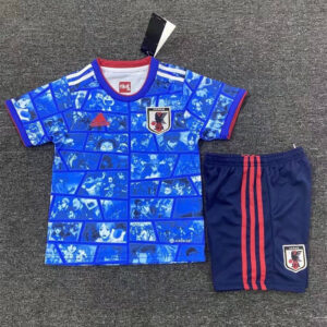 Kit de camisolas e calções especiais para crianças Japão 2022