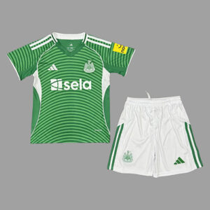 Newcastle United 2025/26 Auswärts Kinder Trikot und Shorts Kit