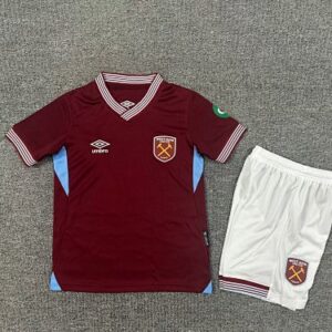 West Ham United 2025/26 Home Adult Jersey and Shorts Kit